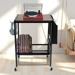2 Tier Media Mobile Shelf Dvd Tower Rack Game Cd Display Organizer Stand Holder. Fixed Price $40.95.