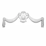Door Pediment White Urethane Insert Renovators Supply. Fixed Price $42.99.