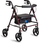 Medline Large Steel Bariatric Rollator Walker With Adjustable Handles, Padded Se. Fixed Price $134.93.