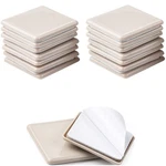 Liyic 16 Pack 2.5INCH Self Stick Square Furniture Moving Sliders For Carpet 2.... Fixed Price $31.20.