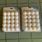Sontax 20 Pack Vinyl White Chair Stool Table Leg Guard Covers 1 Inch. Fixed Price $10.00.