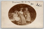 Rppc Fancy Victorian Family Children On Park Bench 1902 Real Photo Postcard L44. Fixed Price $8.95.