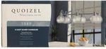 Quoizel Soho 33" Brushed Nickel Kitchen Island 6-LIGHT Clear Blown Glass Shade. Fixed Price $198.76.