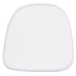 Flash Furniture Kids Soft Fabric Chiavari Chair Cushion, White LE-1-WH-KD-GG. Fixed Price $19.99.