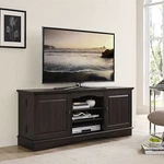 Damaged Walker Edison Traditional Wood Tv Stand With Storage Cabinet Brown NB152. Fixed Price $84.49.