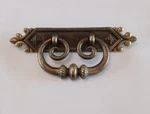 Vintage/antique Solid Cast Brass Furniture Cabinet Drawer Pull 7" Wide Bpc 654. Fixed Price $15.95.