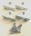 Ikea Small Caster Furniture Wheels W/ Screws, White 101776 X & 109049 8. Fixed Price $14.97.