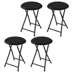 Folding Bar Stool Set Of 4 Heavy-duty 18-INCH 225LB Capacity And Pa.... Fixed Price $101.33.