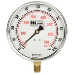 Weiss Instruments Inc. LF441-100-4L Liquid Filled Dial 1/4" Bottom 0-100PSI. Fixed Price $72.39.