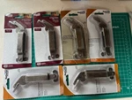 Nos 6-PACK National Hardware N208-678 Antique Brass Right Hand Mount Lid Support. Fixed Price $31.49.