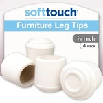 Softtouch 7/8" Round Non-marking Rubber Slip-on Chair Leg Tips, Nonslip Prote.... Fixed Price $7.59.