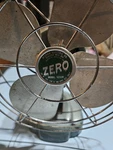 Vintage 1950S Zero Model 1250R Desk Fan Mcgraw Bersted Works Great Aqua Metal. Fixed Price $55.00.