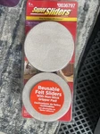 Super Sliders 5IN 4 Pack Pieces Hard Floor Felt Move Heavy No Scratch #15. Fixed Price $10.50.