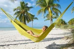 Caribbean Mayan Hammock Olive. Fixed Price $199.99.