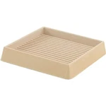 Shepherd Hardware 9168 Caster Cup, Square, 3 In Dimensions, Rubber, Off-white, 2. Fixed Price $16.73.