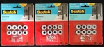 Scotch Nail-in Gray/black 3/4-INCH 8 Sliders/pack (3 Pack). Fixed Price $12.89.