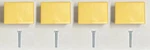 Ikea Solsta Sofa Legs, Plastic, Yellow With Screws Part # 113952 100471. Fixed Price $22.98.