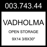Ikea Vadholma Open Storage Brown/stained Ash 9X14 3/8X30" 003.743.44. Fixed Price $207.99.