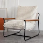 Accent Chair, Sherpa Arm For Living Room, Mid Century Modern Cha.... Fixed Price $189.70.