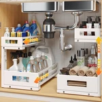 Best 2-PACK Under Sink Organizers And Storage 2-TIER Shape Pull Out Cabinet. Fixed Price $61.36.