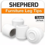 Hardware 7/8" Round Non-marking Rubber Slip-on Chair Leg Tips, Nonslip Protectiv. Fixed Price $19.99.