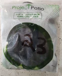 Project Patio 1-1/2" Wrought Iron Furniture Glides Lot Of 23. Fixed Price $12.00.