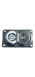 Waddell 2750 Dual Steel Furniture Table Leg Plate 3-1/2 H X 2-3/8 Dia. In.. Fixed Price $6.00.