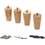 Wood Furniture Legs 4 Inch Solid Replacement For Sofa Couch Chair Pcs. Fixed Price $28.13.
