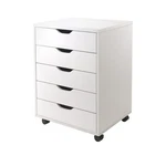 Halifax Cabinet For Closet / Office, 5 Drawers, White. Fixed Price $110.89.