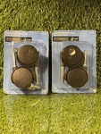 Two Nos Everbilt Light Duty Inch Twin Wheel Caster Nylon Pack Sealed 839-542. Fixed Price $9.95.