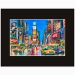 Times Square New York Watercolor Print By Roustam Nour Nyc Wall Art Decor. Fixed Price $30.00.
