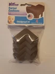 Kidkusion Corner Cushions Brown 4-PACK (brand New). Fixed Price $8.12.