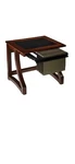 Realspace Coastal Ridge Wood And Glass File 21H X23 1/8 X19 5/8 Mahogany Bla. Fixed Price $79.00.