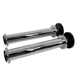 Ikea Soderhamn Sofa Legs Posts Set (2) Replacement Parts Chrome Plated Steel Euc. Fixed Price $37.95.