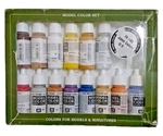 Vallejo 70140 Basic Colors Usa Set Of (2 Missing) Acrylic Paint Open Unused. Fixed Price $42.95.