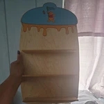 Winnie The Pooh Disney Honey Pot Shaped Wood Display Trinket Shelf 18 1/2" X 11". Fixed Price $39.99.