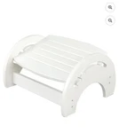 Kidkraft White 3 Position Adjustable Wood Stool For Nursing. Guc /original Box.. Fixed Price $20.00.