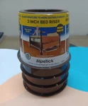 Slipstick CB652 3 Inch Bed Risers/furniture Raisers Table Desk Etc -set Of Four. Fixed Price $7.60.