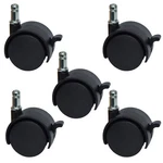 Mysit 2" Replacement Office Chair Or Stool Caster Wheels - With Brake (set 5). Fixed Price $27.66.