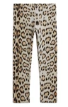 Roberto Cavalli L56722 Multi Leopard Print Leggings Kid's Size Small. Fixed Price $140.40.