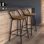 2 Set Heavy Duty Swivel Counter Bar Stools With Backrest Kitchen Home Decor. Fixed Price $49.99.