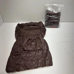 Hfcnmy Bar Stool Chair Seat Stretch Waterproof Pu Slipcovers Coffee. Fixed Price $19.69.