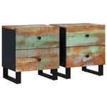 Industrial Style Solid Wood Nightstand With Plenty Of Storage Vidaxl. Fixed Price $191.99.