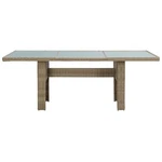 Patio Dining Table Outdoor Garden Dinner Furniture Poly Rattan Vidaxl. Fixed Price $392.99.
