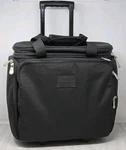 Hammacher Schlemmer Under Seat Rolling Carry On Bag Luggage European Travel Case. Fixed Price $44.49.