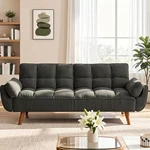 Sofa Bed, Modern Couch With 2 Pillows, Small Futons. Fixed Price $384.56.