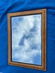Maitland Smith Hand Painted Rectangular Beveled Wall Mirror No. 2842-028. Fixed Price $550.00.