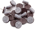 50PCS Round Heavy Duty Felt Furniture Pads, Nail On Sliders Hardwood. Fixed Price $17.99.
