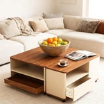 Modular Coffee Table Set Wood Center Ible Layout For Small Living Room. Fixed Price $194.99.