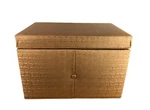 Original Mid Century Vacuum Cleaner Storage Bench Box Ottoman Great Set Piece. Fixed Price $49.99.